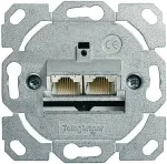 Teleg&auml;rtner AMJ45 M:8/8 K Up/0 Cat.6A - Ausgang - RJ-45 X 2 (J00020A0502)