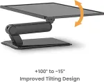 Equip Tischfu&szlig; 17"-32"/1TFT 360&deg; Faltbar 8Kg schwarz