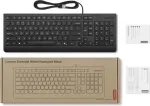 Klaviatuur Lenovo ESSENTIAL WIRED KEYBOARD / WITH COPILOT BUTTON/ US ENGLISH