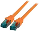 EFB Elektronik EFB RJ45 Patchkabel S/FTP Cat.6A LSZH 1.00m orange