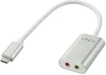 Lindy Konverter USB Typ C auf 3.5mm Audio und Mikrofon