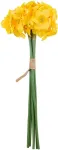 Home4you Kunstlill FLOWERLY H40cm 6tk nartsissid kimbus, kollane