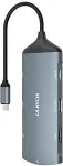 Canyon hub DS-15 8in1 4k USB-C Dark Grey