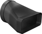 Bosch adapter piece HEZ9VDSI0, 150mm, tube (black, round>flat, male)