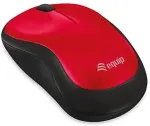 Hiir Equip Optische Maus kabellos USB Comfort R+L rot