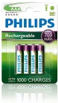PHILIPS R03B4A70/10 Rechargeable AAA / 4pcs