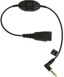 JABRA LINK MOBILE QD TO 3.5 MM W.PTT SUPERVISOR CORD