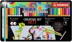 STABILO komplekt ARTY, 36 osa, metallkarbis