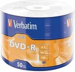 Toorikud VERBATIM DVD-R 4.7Go (Spindle de 50)