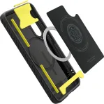 Spigen Kaitse&uuml;mbris Rugged Armor (MagFit), Samsung Galaxy S25, must, MagSafe &uuml;hilduv,