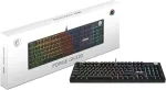 Klaviatuur Msi KEYBOARD GAMING BLACK US/FORGE GK310 RED