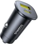 Noname Baseus GoTrip Car Charger USB-C/USB-A 30W Cosmic Black