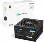 Toiteplokk EFFITEK Netzteil 1000W Gold ATX 3.1, PCI 5.1 Modularer Kabel