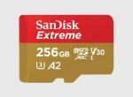M&auml;lukaart Western Digital SanDisk Extreme microSDXC 256GB 190MB/s
