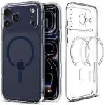 SPIGEN Ultra Hybrid (Mag Fit) iPhone 17 Pro Case Clear Deep Blue