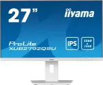 Monitor IIYAMA CONSIGNMENT 68.5cm/27" (2560x1440) Iiyama XUB2792QSU-W5 27W LCD Business WQHD 5ms HDMI DP 2x USB IPS Speaker QHD White