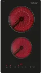 Pliidiplaat Cata TD 3002 BK Black Built-in 29 cm Ceramic 2 zone(s)