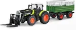 Amewi RC Traktor mit XL-Zubeh&ouml;rpaket LiIon 500mAh gr&uuml;n/6+