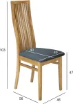 Home4you Tool RETRO 46x56xH103cm, hall