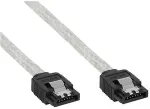 INLINE SATA 6Gb/s Kabel - Serial ATA 600 - mit Lasche - 0,5m - transparent (27305R)