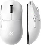 Hiir No name MCHOSE A7 V2 Ultra mouse Gaming Ambidextrous RF Wireless + Bluetooth + USB Type-C Optical 42000 DPI