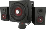 K&otilde;larid GENESIS Helium 610BT Computer Speakers, Wired, Bluetooth, Black | Genesis | Helium 610BT | Bluetooth | Red/Black