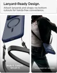 SPIGEN &Uuml;mbris Ultra Hybrid (MagFit), Apple iPhone 18 Pro / iPhone 17 Pro, tumesinine / matt l&auml;bipaistev, MagSafe &uuml;hilduv,