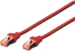 Digitus CAT 6A S/FTP Patchkabel, 0,5m, rot
