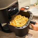 Braun MultiFry 5 HF5030 hot air fryer, black/silver, 1700 watts, 6.0 liter basket
