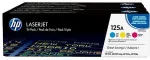 Tooner Hp 125A 3-pack Cyan/Magenta/Yellow Original LaserJet Toner Cartridges