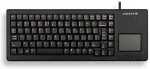 Klaviatuur CHERRY XS TOUCHPAD BLACK KEYBOARD USB UK LAYOUT