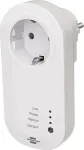 Brennenstuhl Wifi socket, switchable socket (white)