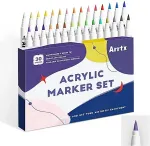 Noname Acrylic Marker Pens ARRTX 30B, 30 Colours