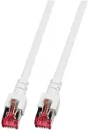 EFB Elektronik EFB RJ45 Patchkabel S/FTP Cat.6 LSZH 7.50m wei&szlig;