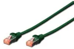 Digitus Patchkabel Cat6 S/FTP 2xRJ45 3.0m gr&uuml;n Hebelschutz
