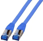 EFB Elektronik EFB RJ45 Patchk. S/FTP Cat.6A Cat7 TPE superflex 0.15m blau