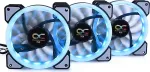 Alphacool Eiszyklon Aurora LUX Digital RGB - 3 Kit 120x120x25mm, case fan&nbsp;(3-pack, including digital RGB LED controller.)