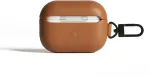 Mujjo Kaitse&uuml;mbris Apple AirPods Pro 3, pruun, naturaalsest nahast,