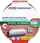 TESA Kinnitusteip kahepoolne , 5m x 19mm, ilmastikukindel