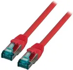 EFB Elektronik EFB RJ45 Patchkabel S/FTP Cat.6A LSZH 0.50m rot