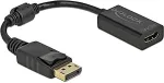 DeLOCK Adapter DisplayPort 1.1 Stecker zu HDMI Buchse Passiv schwarz