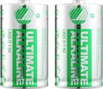 Deltaco Ultimate leelispatareid, LR20/D suurus, 2-pakk