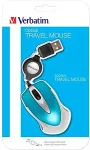 Hiir Verbatim Go Mini mouse Office Ambidextrous USB Type-A Optical 1000 DPI