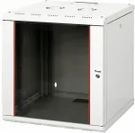 EQUIP 19" Netzwerkschrank Glast&uuml;r PM 600x600mm 12HE grau
