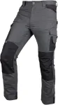 NEO TOOLS Spodnie robocze Mix&Match, Canvas, wzmocnienia z Cordury, szaro-czarne, rozmiar XL