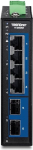 TRENDnet L&uuml;liti TRENDnet 6-pordiline t&ouml;&ouml;stuslik 2.5G DIN-r&ouml;&ouml;baste l&uuml;liti 10G SFP-ga