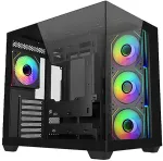 Korpus COOLER MASTER PC case Elite 681 Panoramic 270&deg; tempered glass black