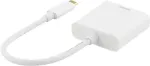DELTACO Adapter USB-C to HDMI, 4096x2160 30Hz, white / USBC-HDMI7