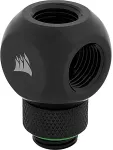 CORSAIR K Hydro X Series XF Adapter Y-splitter G1/4 Inch Male to 2x G1/4 Inch Female Rotatable Black