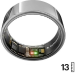 Ultrahuman Ring Air - Smart Ring f&uuml;r Frauen und M&auml;nner - Schlaf -und Fitness Tracking Wearable - Herzfrequenz - Smartring Space Silver Gr&ouml;&szlig;e 13